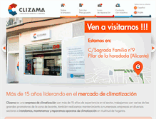 Tablet Screenshot of clizama.es
